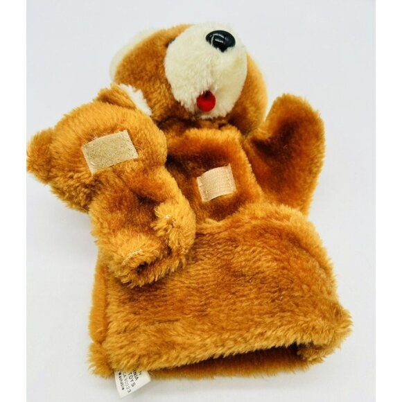Pedigree Pocket Puppets Bear Baby Hand Finger Lot of 2 Plush Stuffed Animal VTG - Picture 5 of 8